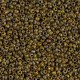 Miyuki rocailles Perlen 11/0 - Opaque dark yellow picasso 11-4519